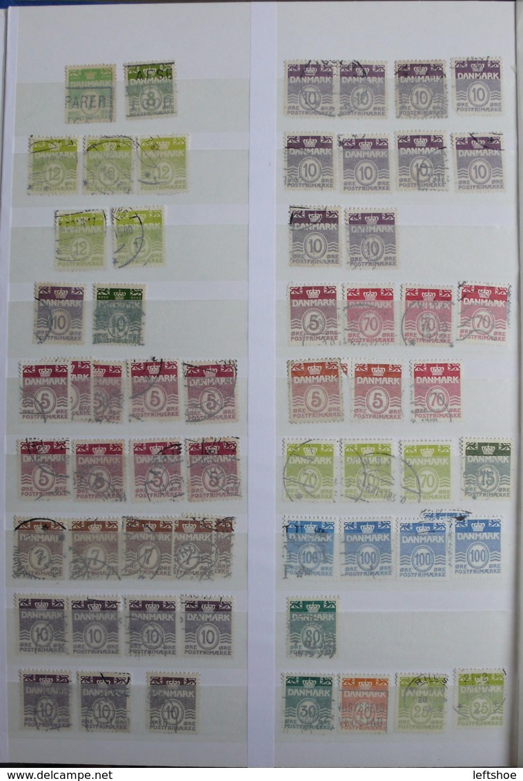 DENMARK Used stamps collection 1930th-2010th