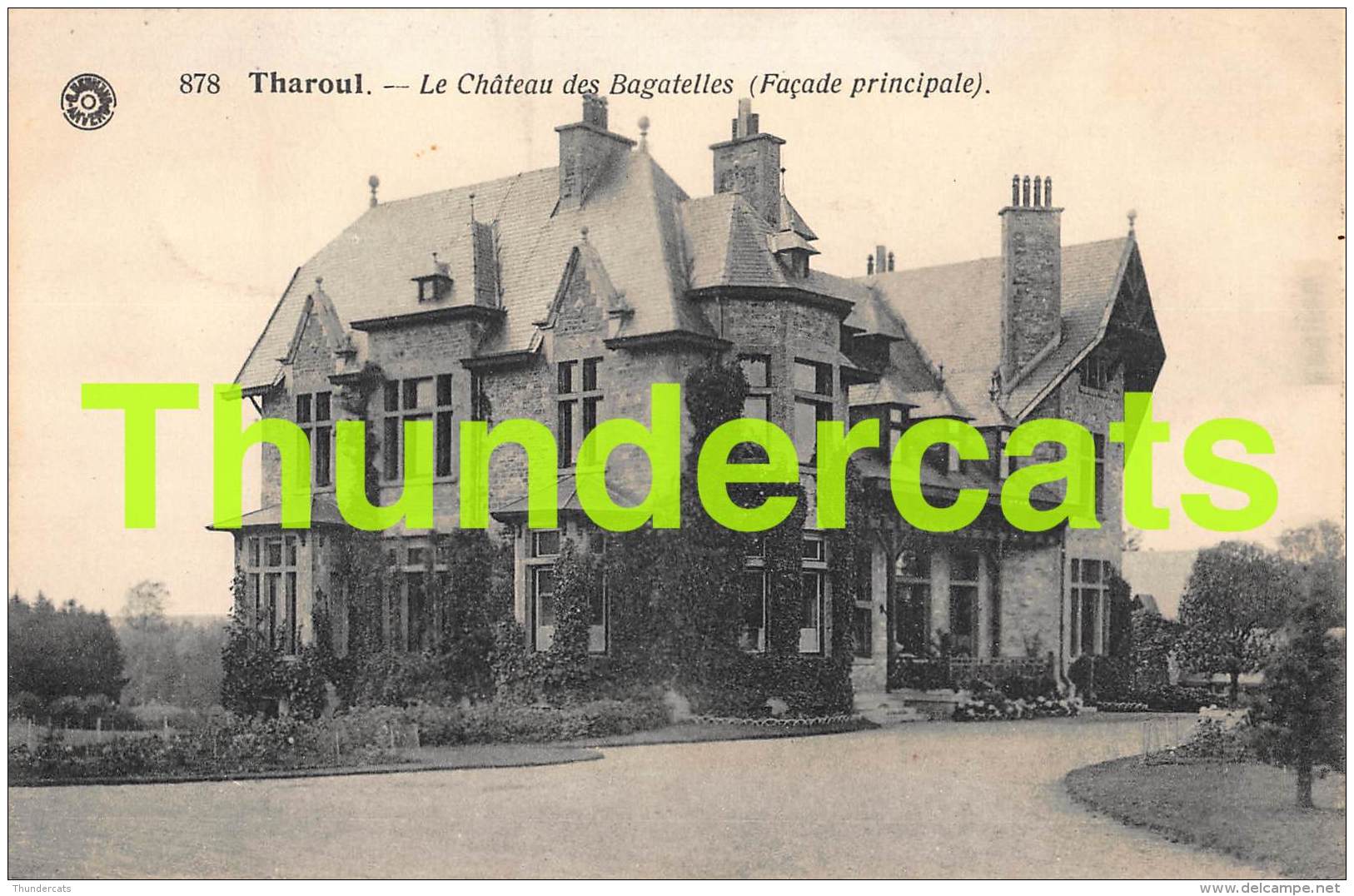 CPA THAROUL LE CHATEAU DES BAGATELLES FACADE PRINCIPALE - Modave