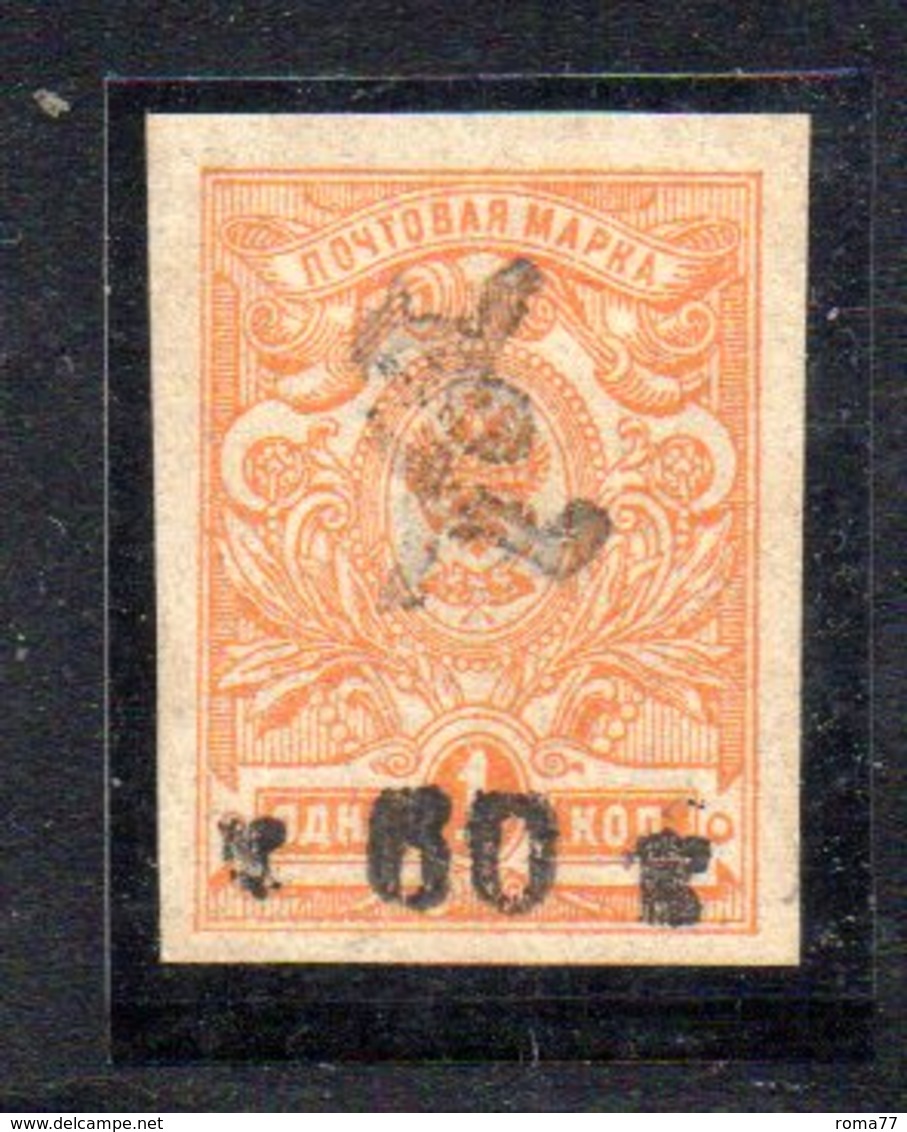 680 490 - ARMENIA 1919 , 60/1 K.  Unificato N. 25 Nuovo * - Armenia