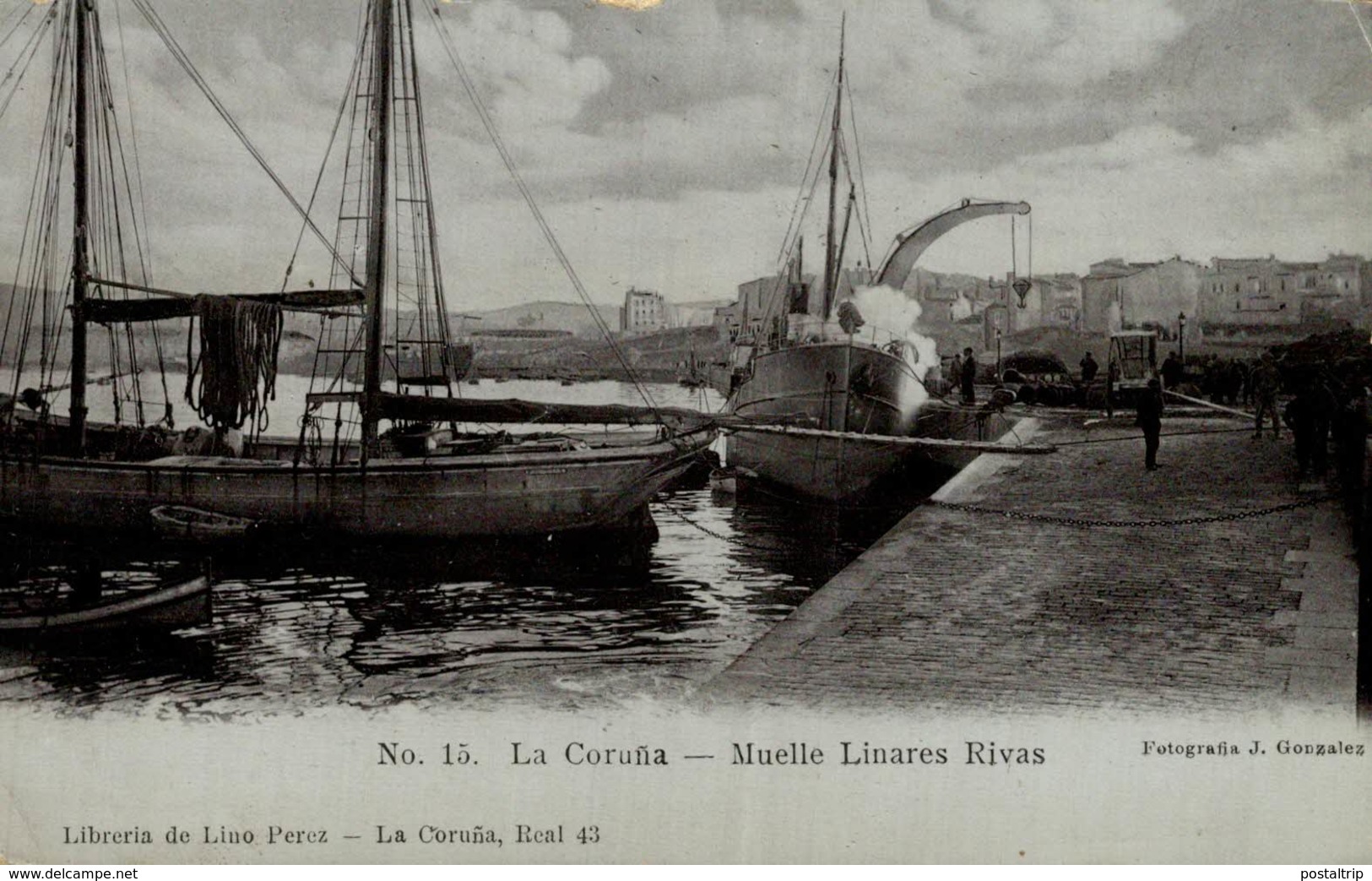 FOTOPOSTAL LA CORUÑA AYUNTAMIENTO - La Coruña