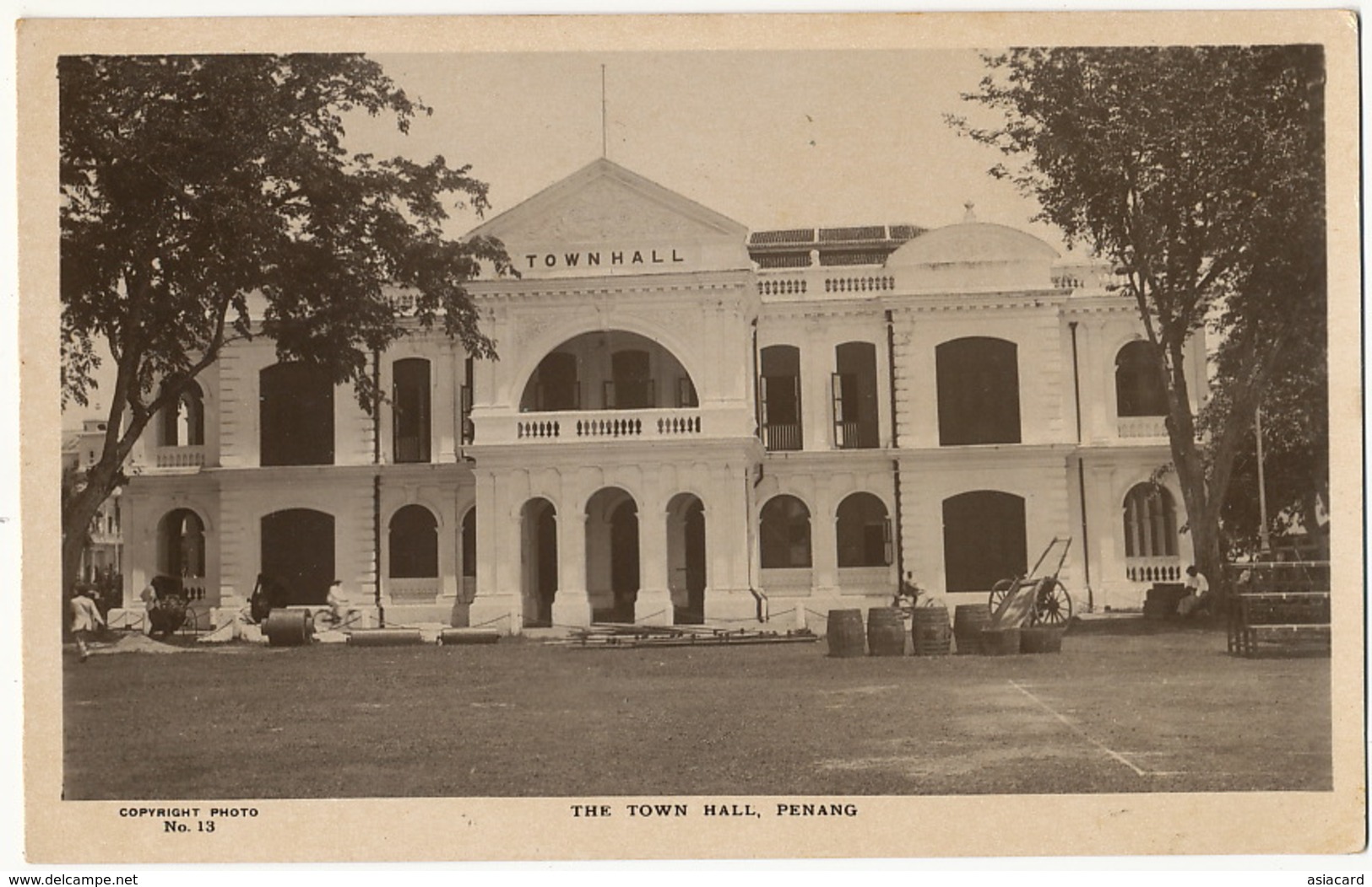 Penang  The Town Hall  Real Photo No 13  The Penang Photo Store - Malaysia