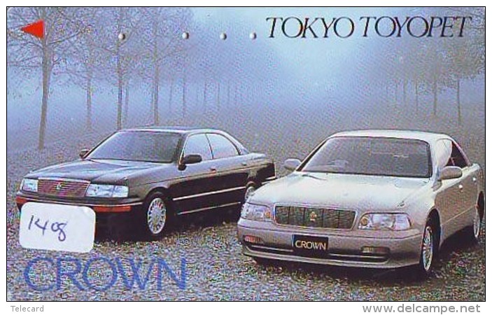 Télécarte JAPON * TOYOTA (1408)  * Phonecard JAPAN * VOITURE * Auto CAR * TELEFONKARTE * - Cars