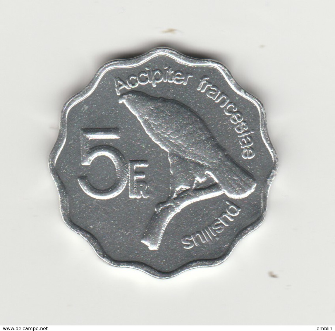 5 FRANCS ANJOUAN 2008 - Comores