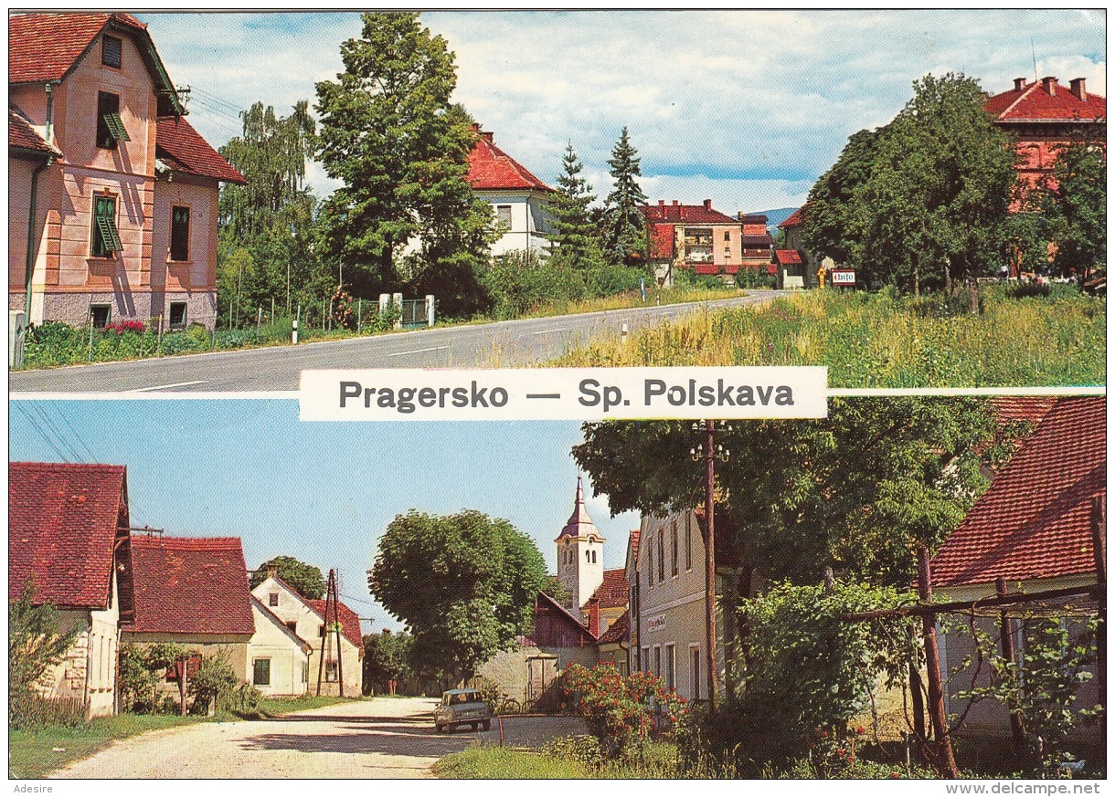 PRAGERSKO 1971 - 3 Fach MIF Auf Ak - Briefe U. Dokumente
