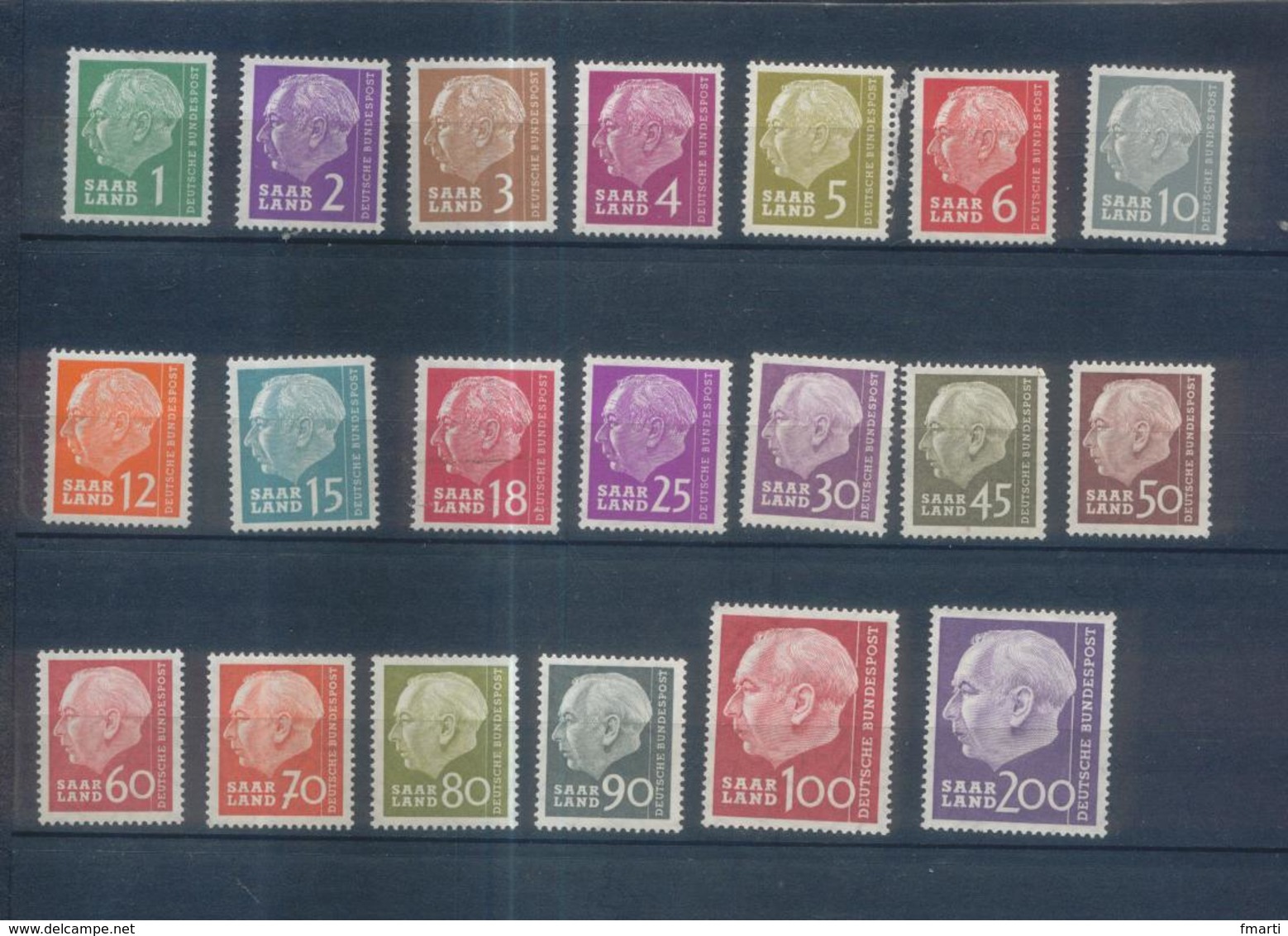 Sarre - Saar - Série De Timbres Neufs ** 362 / 381 - Collections, Lots & Séries