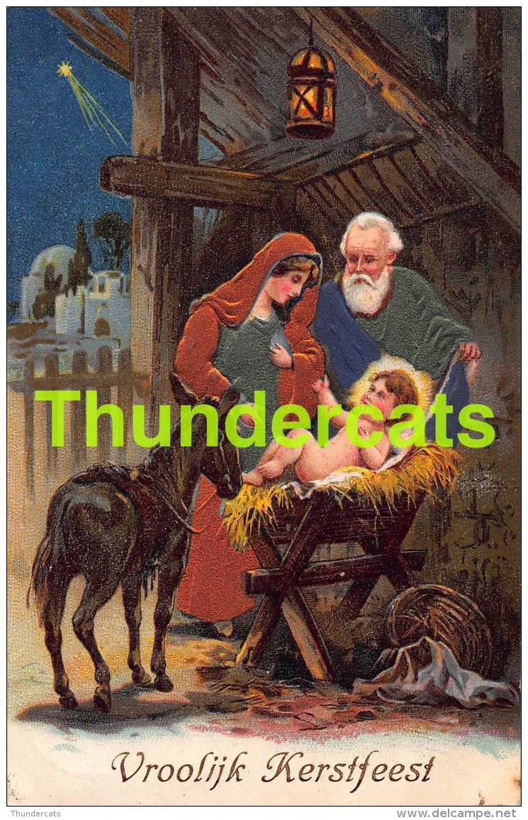 CPA EN RELIEF GAUFREE NOEL JESUS EMBOSSED CHRISTMAS CARD SOLK SOIE PFB - Jesus