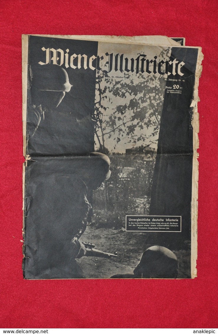 WIENER ILLUSTRIERTE NR. 42 1942 - Allemand