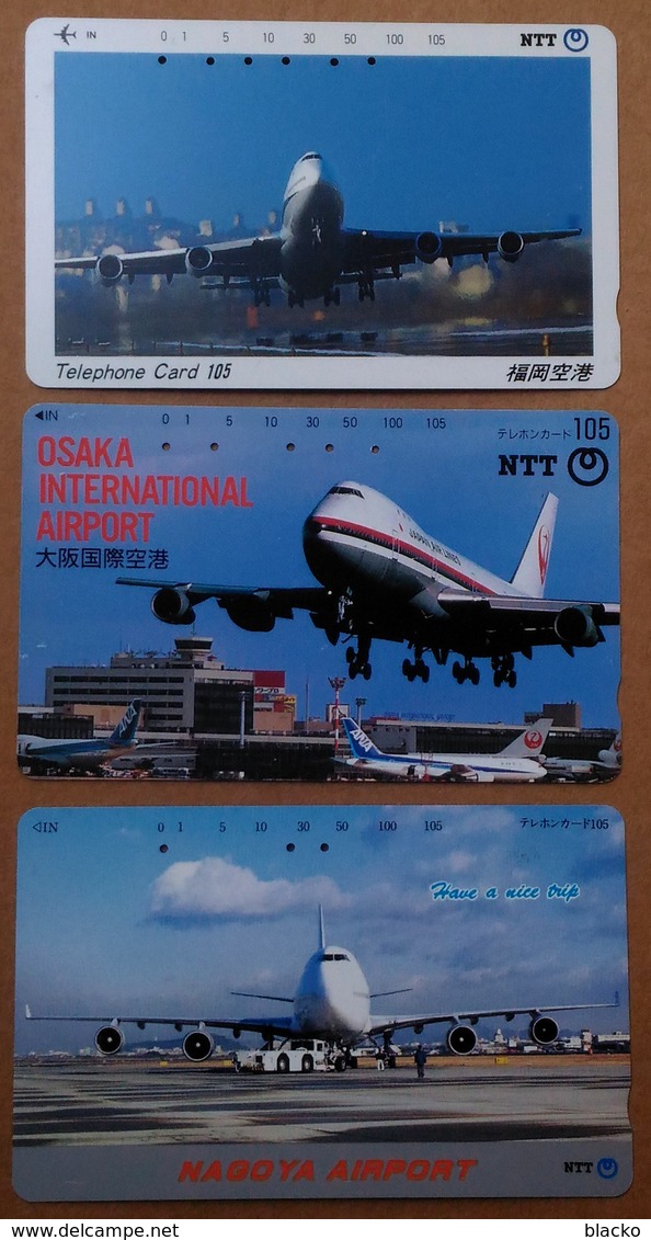 Japan - Airplane/airport - 9 Diff. 01 - Avions