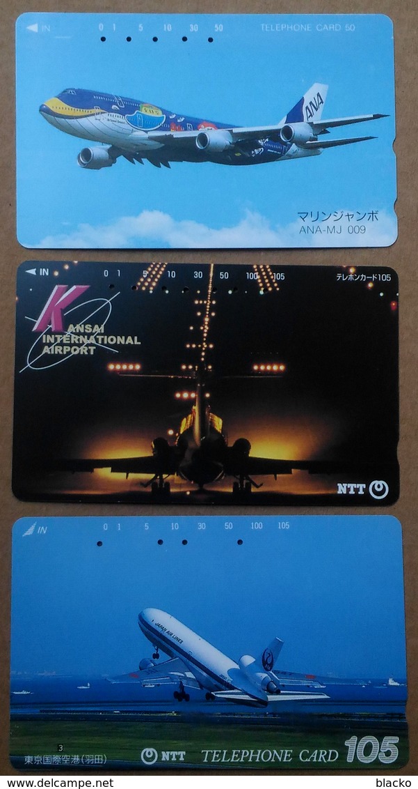 Japan - Airplane/airport - 9 Diff. 01 - Avions