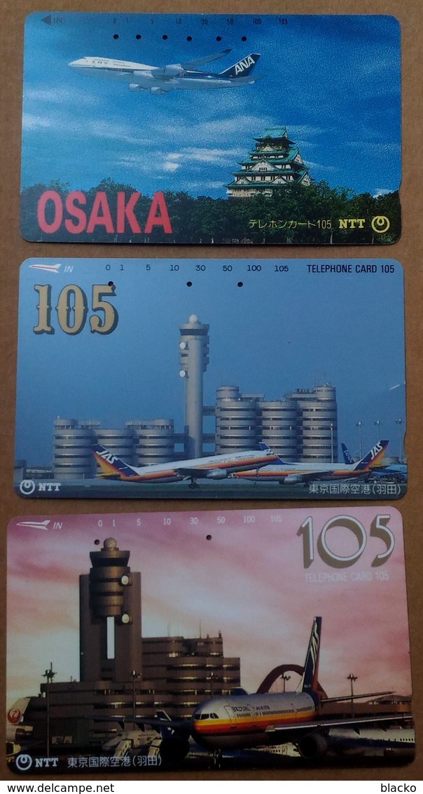 Japan - Airplane/airport - 9 Diff. 02 - Avions