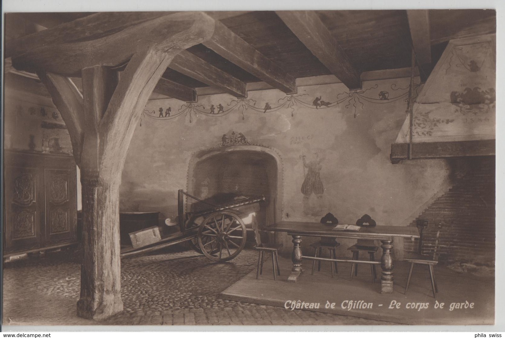 Chateau De Chillon - Le Corps De Garde - Autres & Non Classés