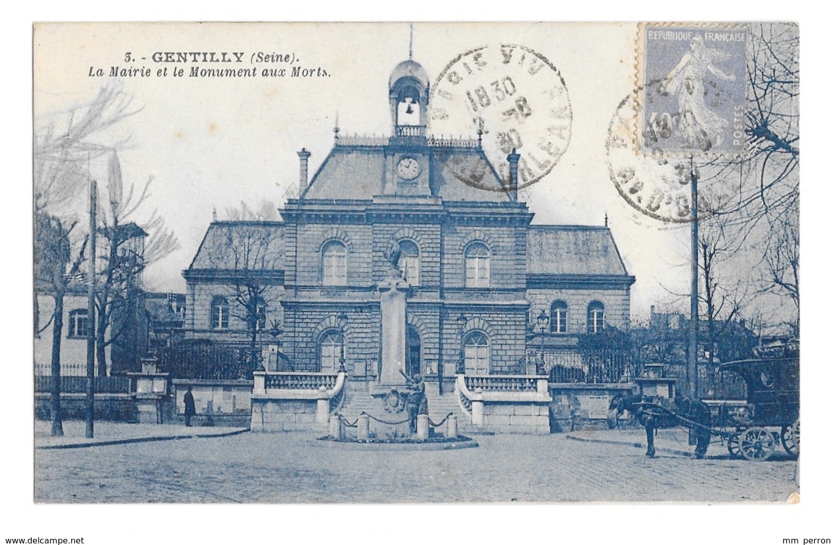 (20424-94) Gentilly - La Mairie Et Le Monument Aux Morts - Gentilly