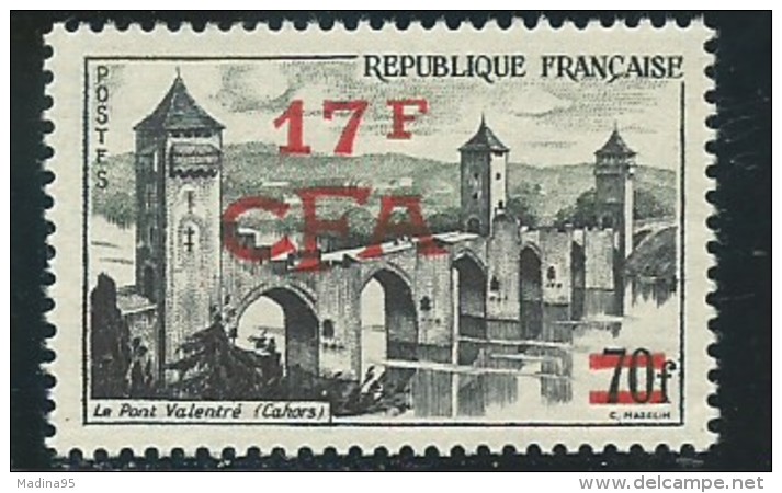 REUNION CFA: **, N° 339, TB - Unused Stamps