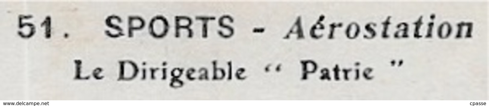 CPA Aviation SPORTS Aérostation: Le Dirigeable (militaire) "PATRIE" ° ELD Le Deley - Dirigibili