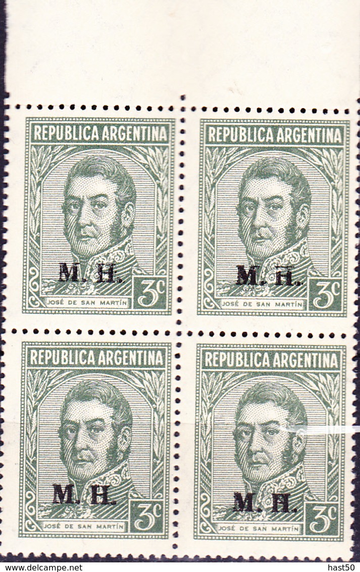 Argentinien - Dienst/service Mit Aufdruck Für Finanzministerium (MiNr: III B 403) 1935 - Postfrisch MNH - Oficiales