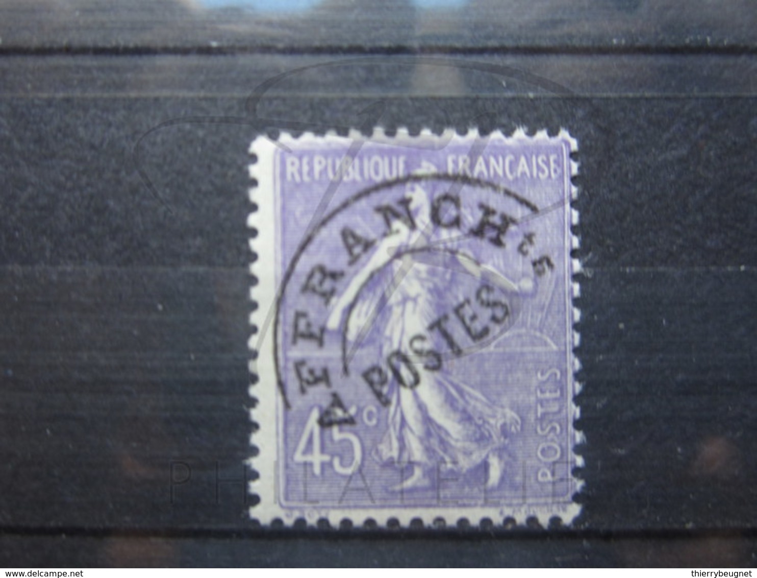 VEND BEAU TIMBRE PREOBLITERE DE FRANCE N° 46 , X !!! - 1893-1947