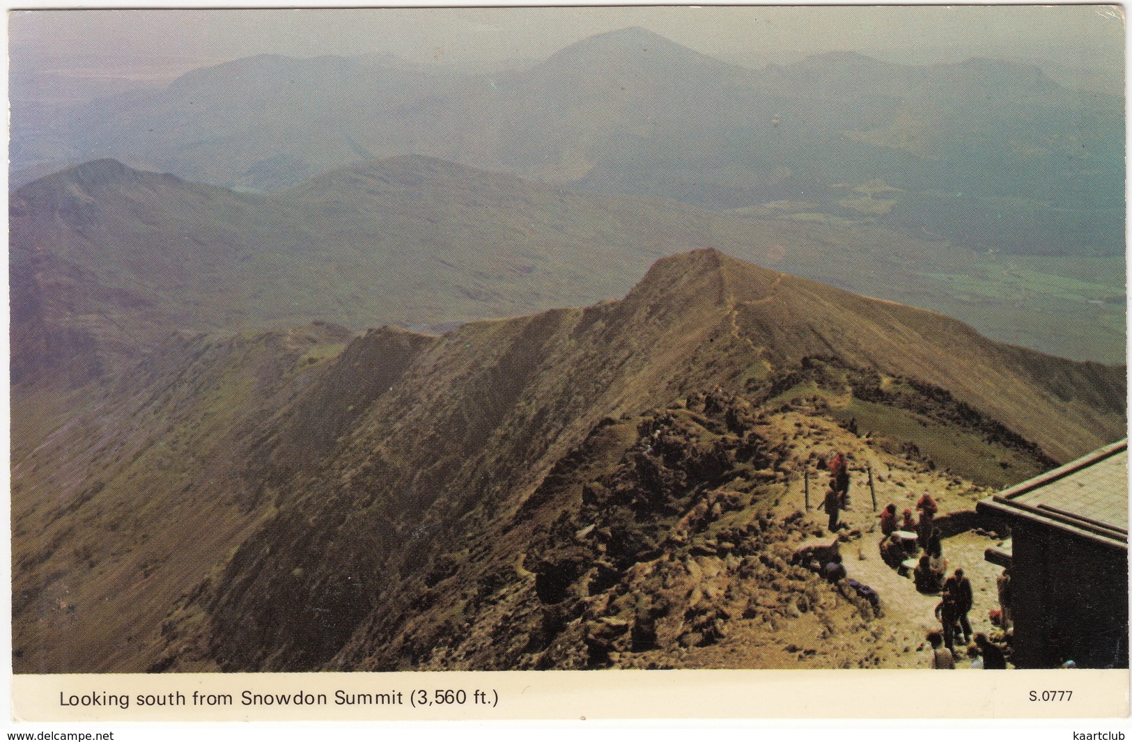 Looking South From Snowdon Summit (3,560 Ft.) - Wales - Caernarvonshire