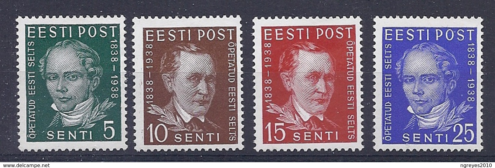 180030275  ESTONIA  YVERT  Nº  159/62  */MH - Estland