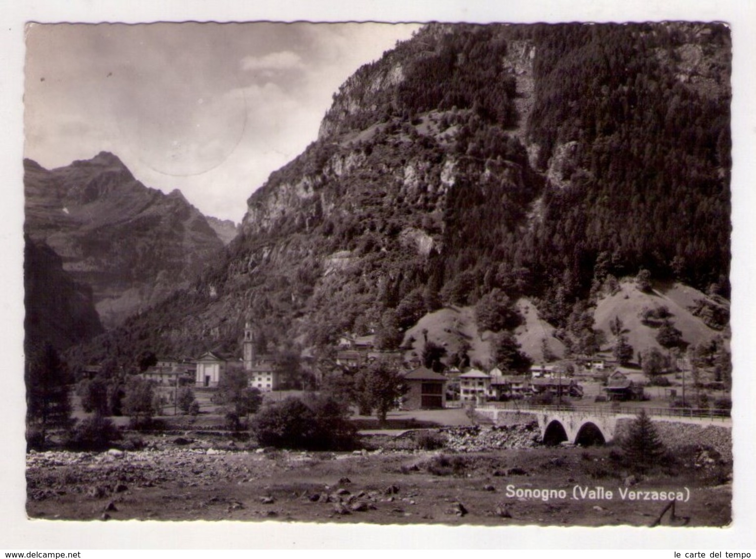 Cartolina/postcard Sonogno (Valle Verzasca). 1962 - Sonogno