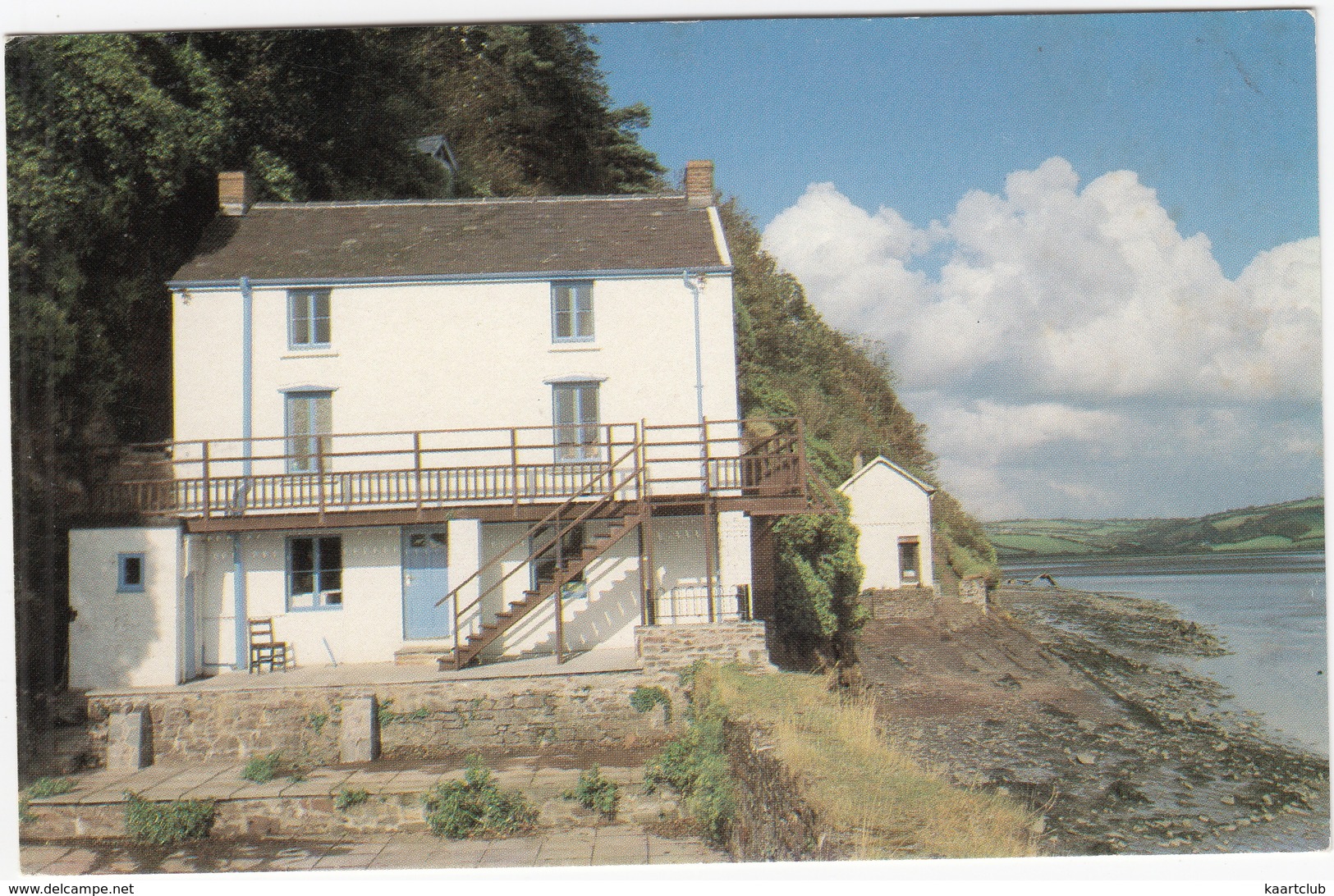 Dylan Thomas' Boathouse - Laugharne, Dyfed   - (Wales) - Carmarthenshire