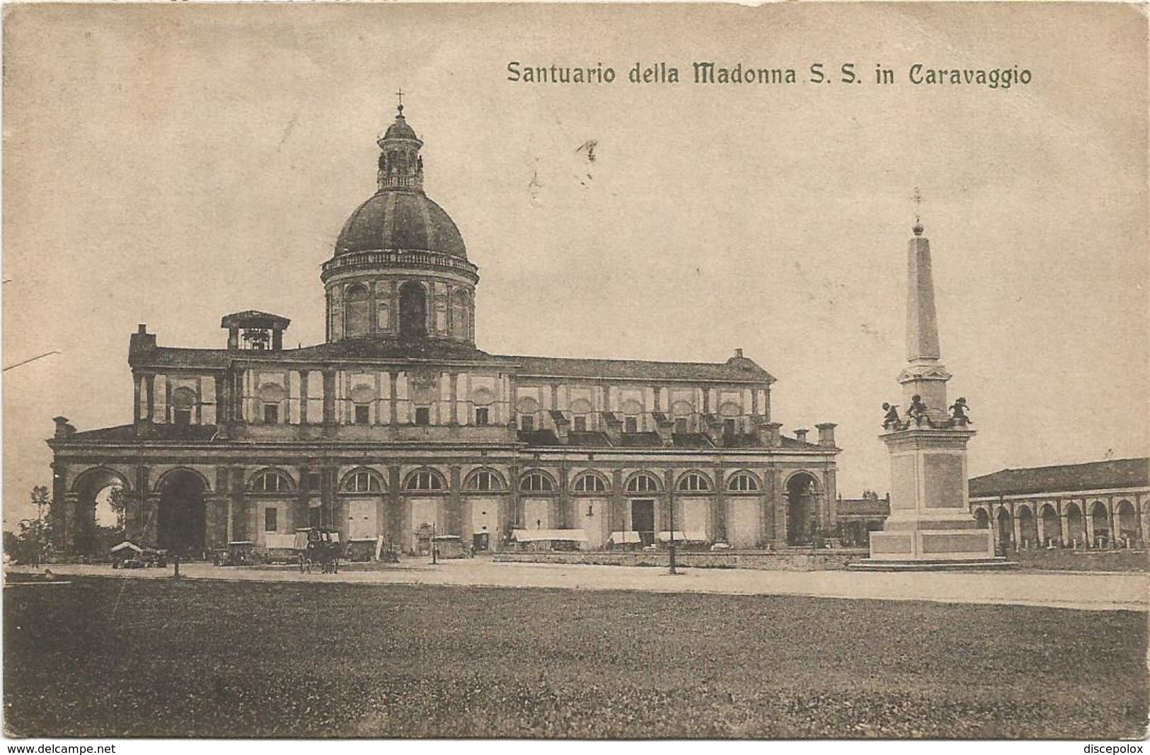 X2906 Caravaggio (Bergamo) - Santuario Della Madonna Beata Vergine / Viaggiata 1917 - Altri & Non Classificati