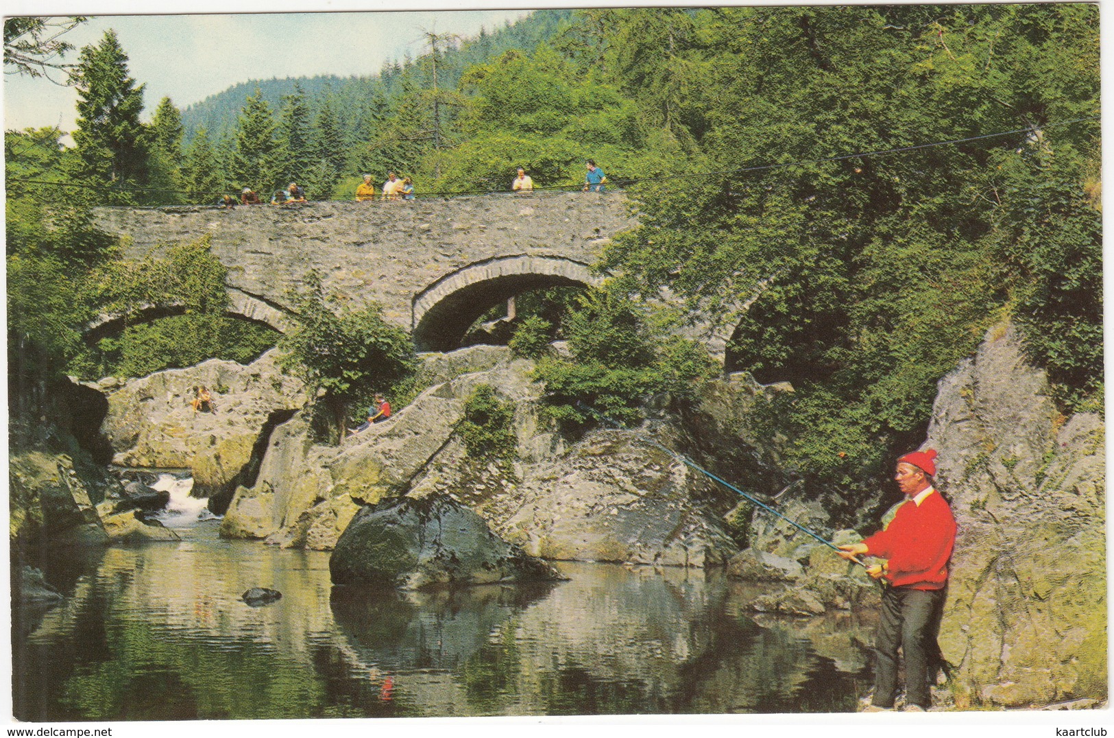 Pont-y-Pair, Betws-y-Coed - Recreational Fisherman  - (Wales) - Caernarvonshire