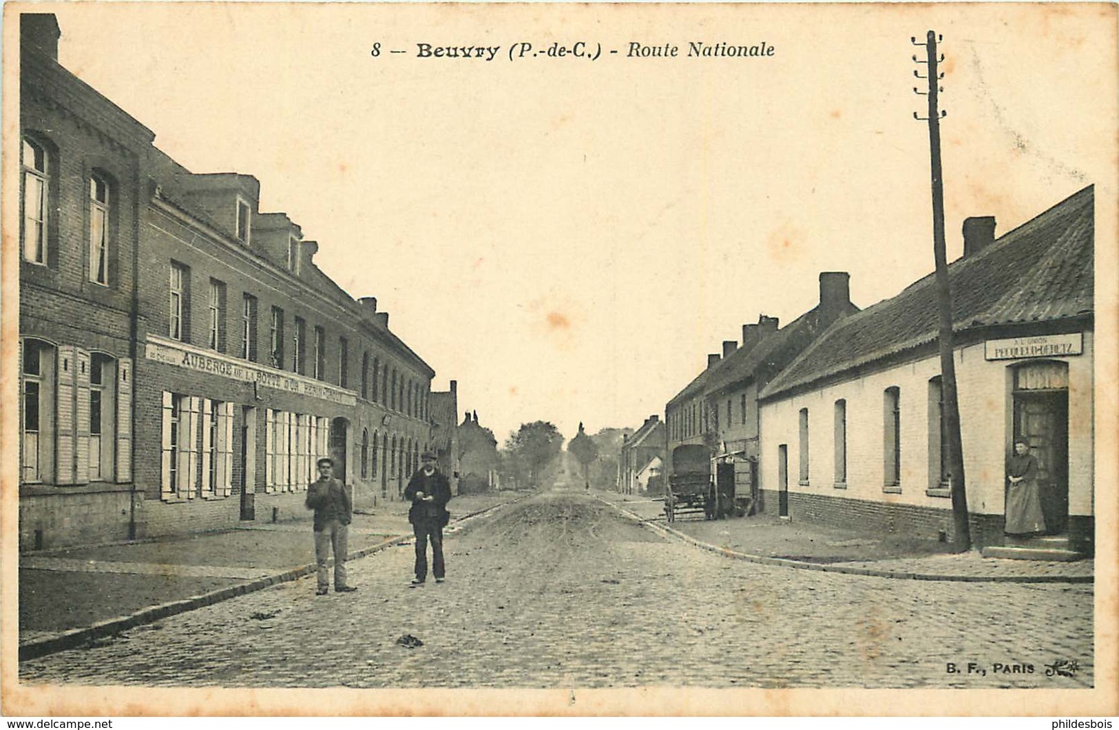 PAS DE CALAIS BEUVRY  Route Nationale - Beuvry