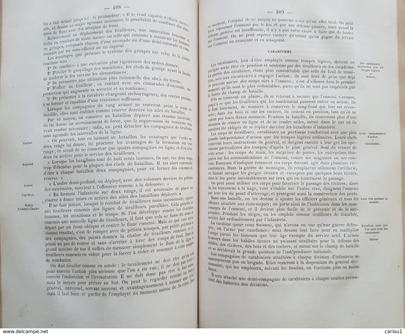 C1  Charles De Savoye REGLEMENT SUR LE SERVICE DES ARMEES EN CAMPAGNE 1873 - Français