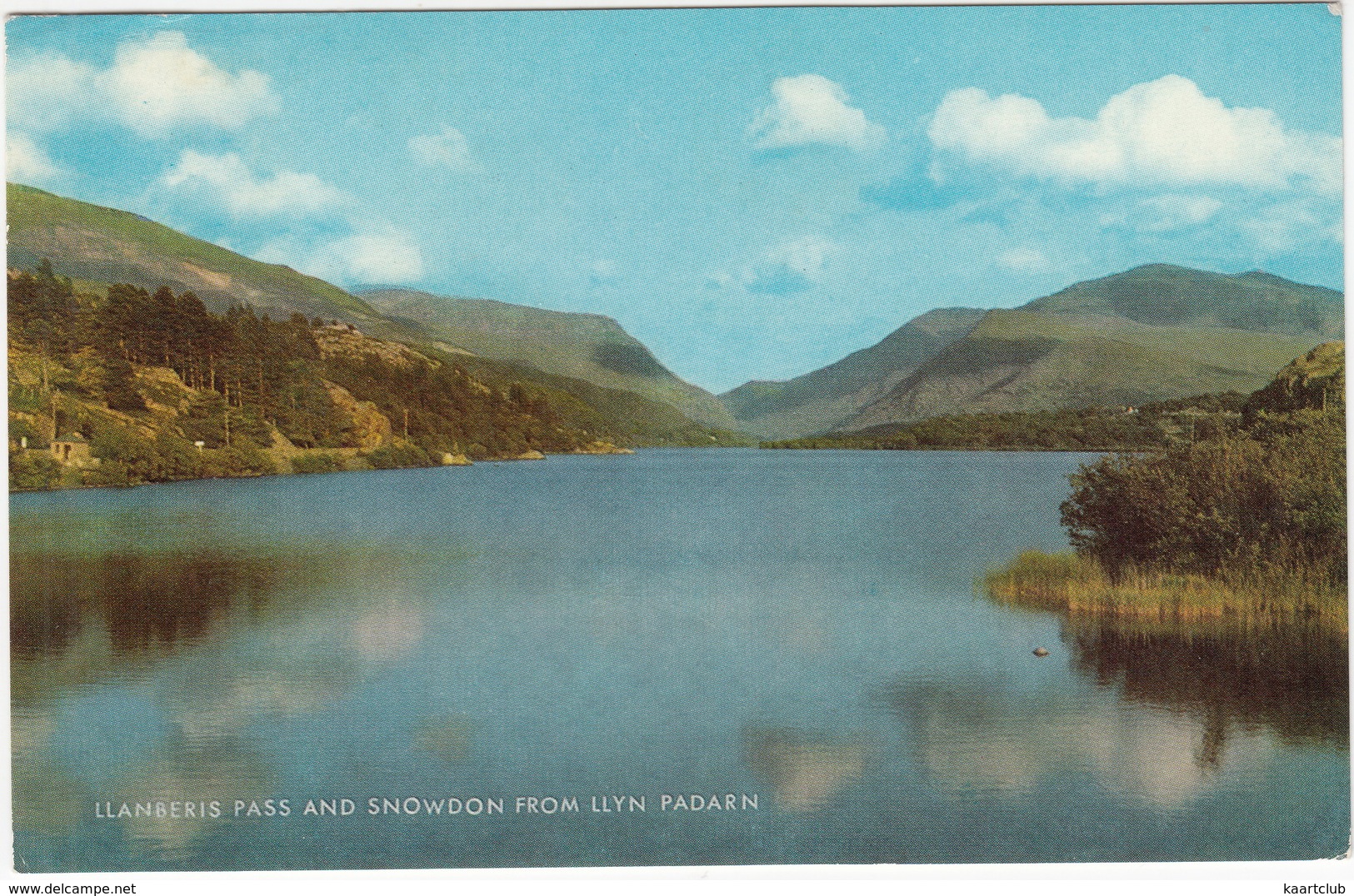 Llanberis Pass And Snowdon From Llyn Padarn    -1977-  (Wales) - Caernarvonshire