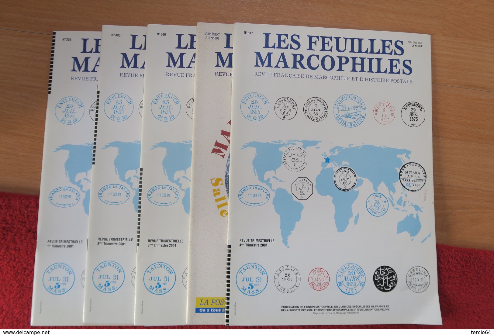 Feulles Marcophiles Année 2001 + Marcophilex - Français (àpd. 1941)