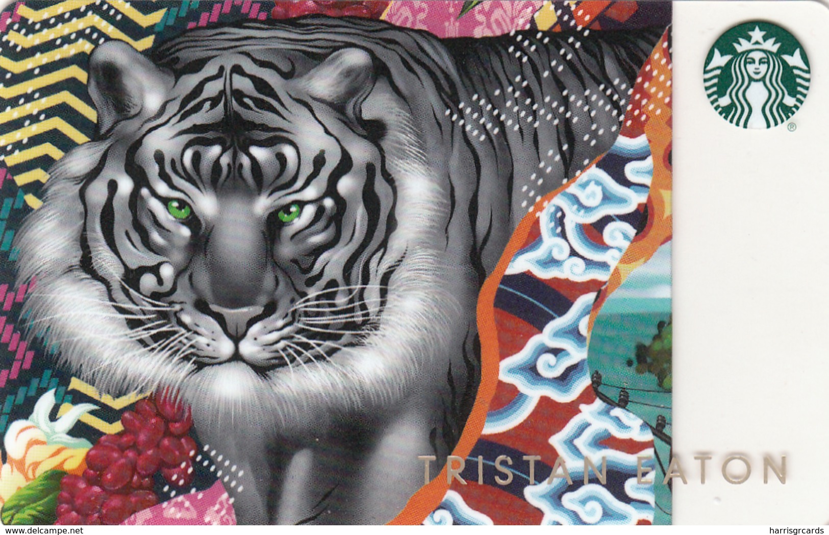 USA STARBUCKS - Tristan Eaton ,Special Edition (Tiger), CN : 6153 - Gift Cards