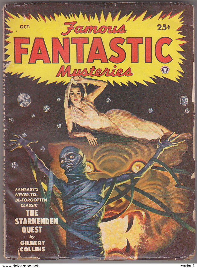 C1 FAMOUS FANTASTIC MYSTERIES 10 1949 SF Pulp LAWRENCE Gilbert Collins FINLAY BE - Science-Fiction