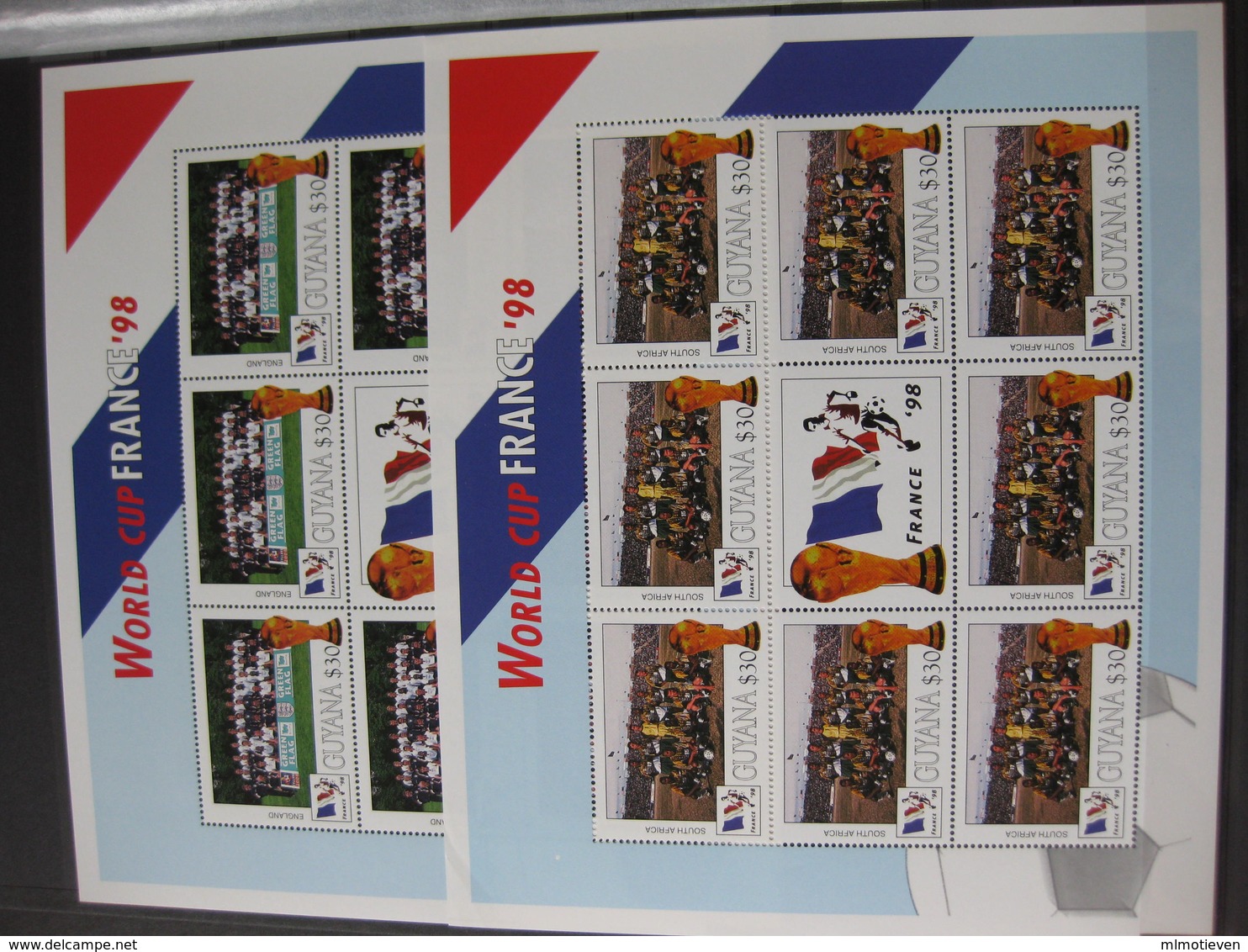 MSV-BK1-XXX MMA MINT ¤ FRANKRIJK FRANCE 1998 32 Sheets In Stockbook  ¤ FRANCE 98 COUPE DU MONDE - SOCCER - FUSSBAL - - 1998 – France