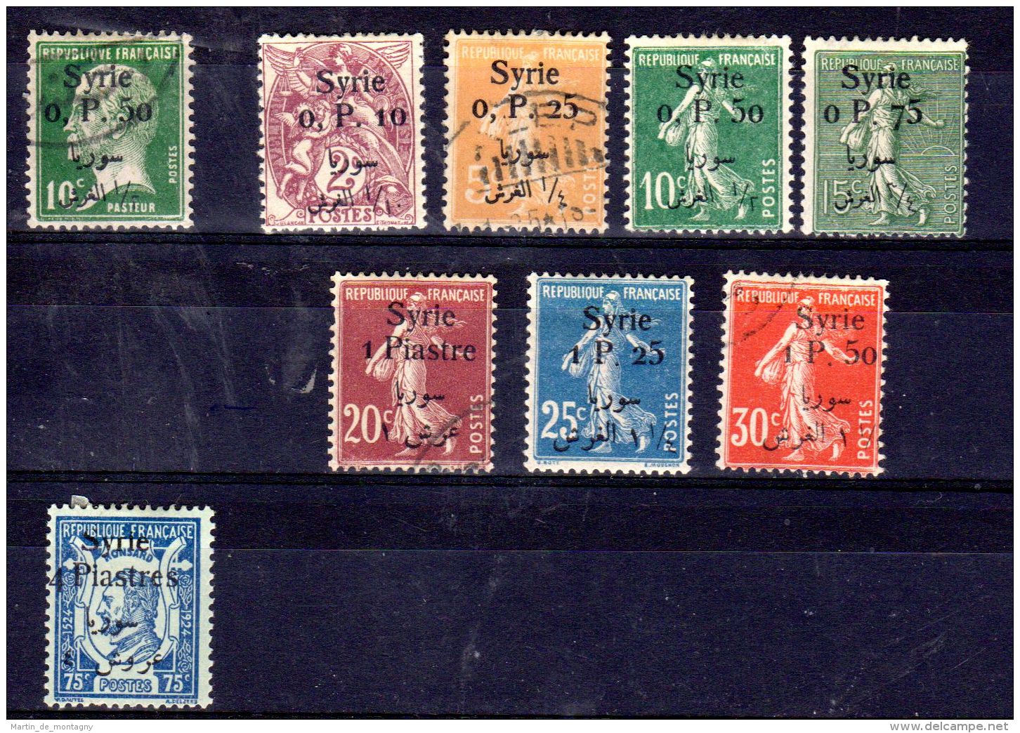 1924; Dauerserien Ex Mi-Nr. 231 - 262; Gemäss Scan, Neu * + Gest. Los 49797 - Syrie