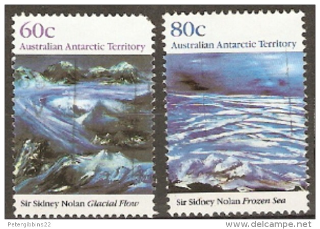 Australian Antarctic Territories  1989  SG 86-7 Sir Sydney Nolan Fine Used - Used Stamps