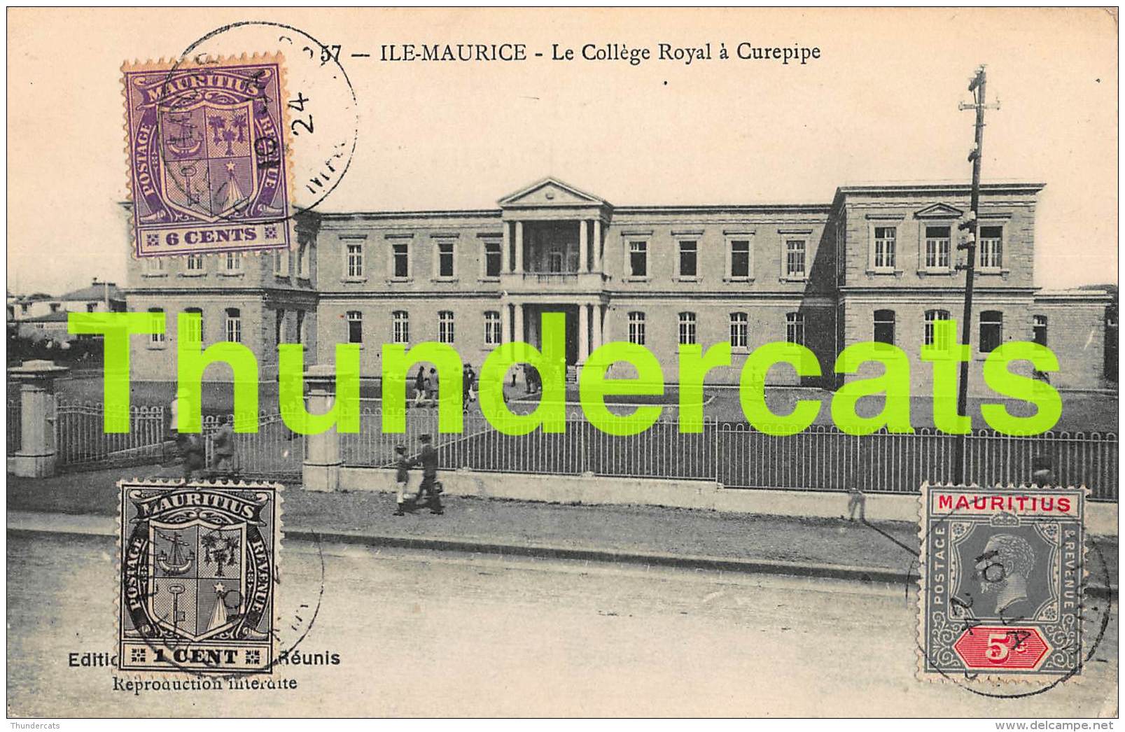 CPA MAURITIUS ILE MAURICE  LE COLLEGE ROYAL A CUREPIPE - Maurice