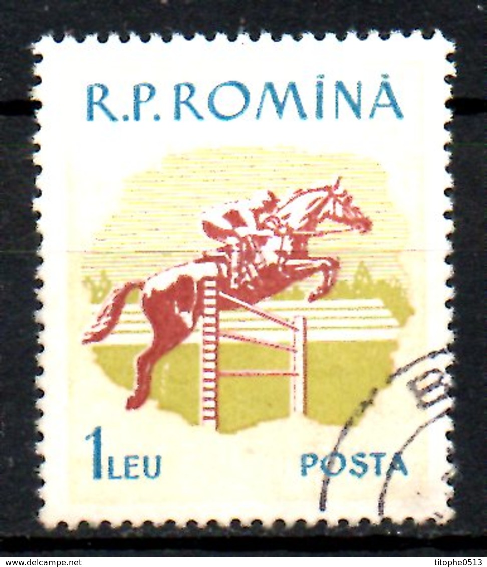 ROUMANIE. N°1647 Oblitéré De 1959. Equitation. - Jumping