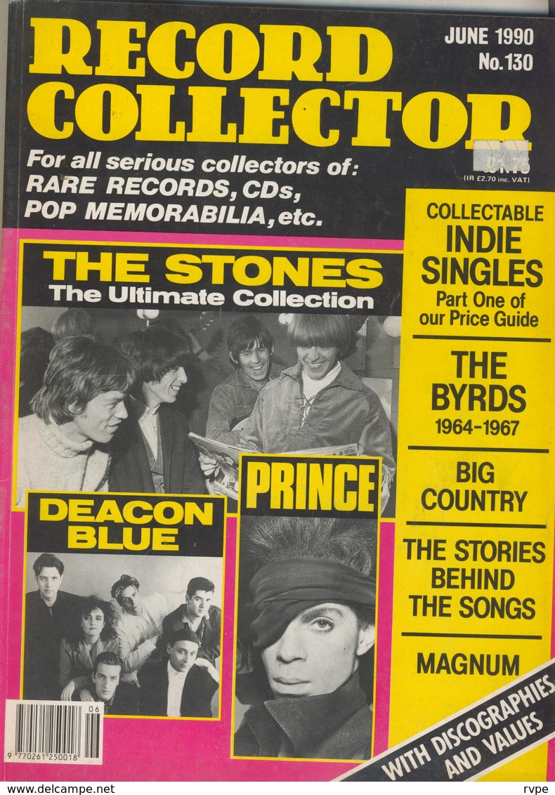 REVUE ANGLAISE RECORD COLLECTOR N° 130 De 1990   : THE STONES         ETC ........... - Objets Dérivés