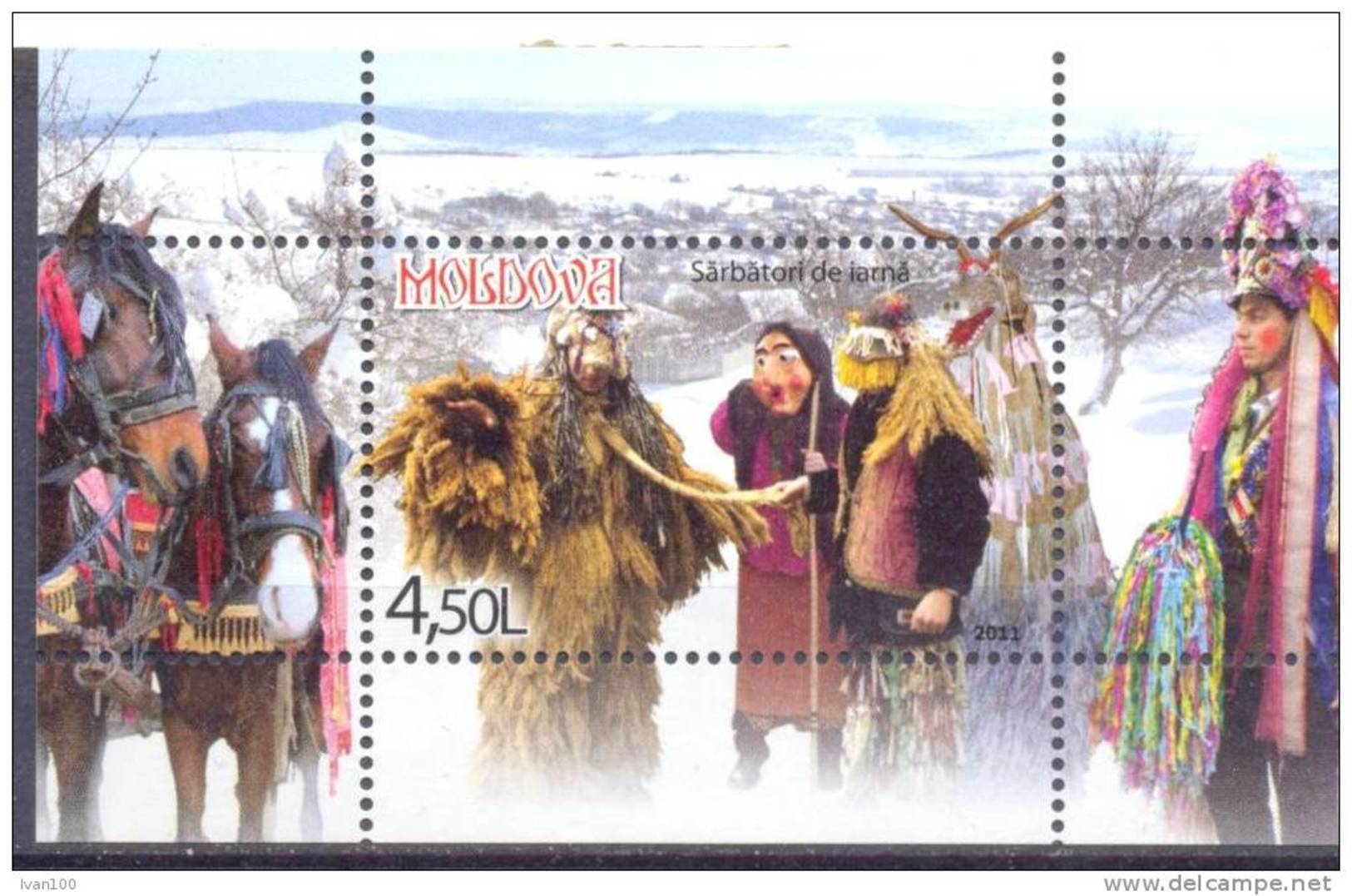 2011. Moldova, Winter Holidays, New Year & Christmas, S/s, Mint/** - Moldova