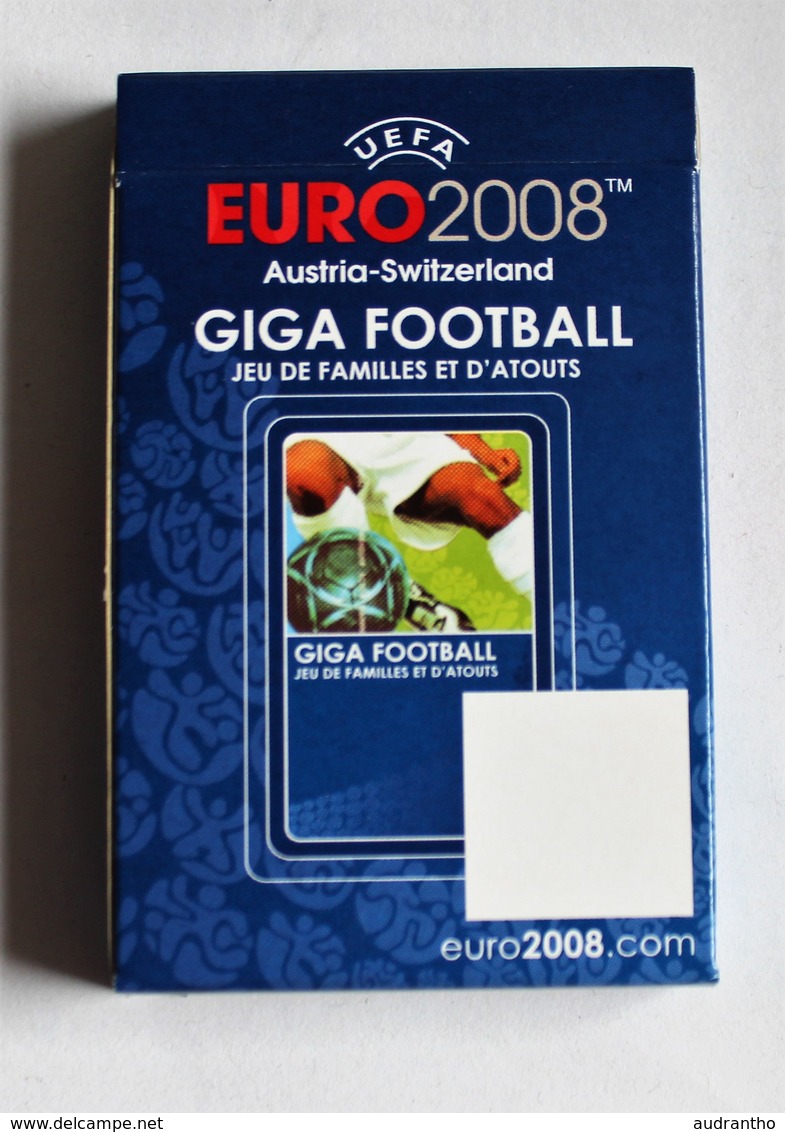 Jeu De 32 Cartes Football EURO 2008 UEFA Jeu De Familles Et D'atouts - Trading Cards