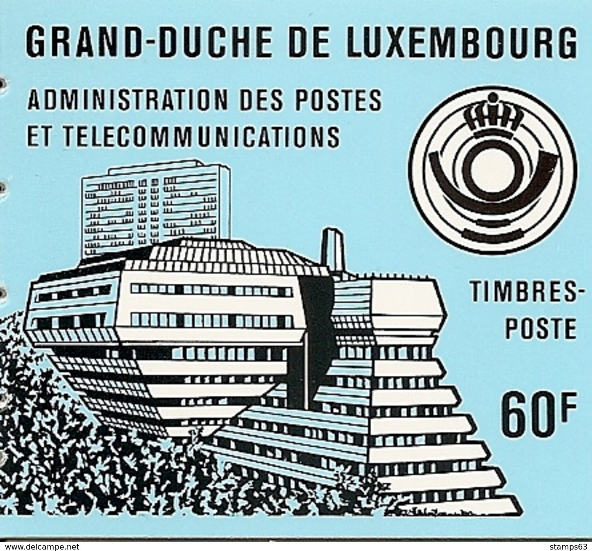 LUXEMBURG, 1966, Booklet 6, Schuman Blue, Mi MH1a - Carnets