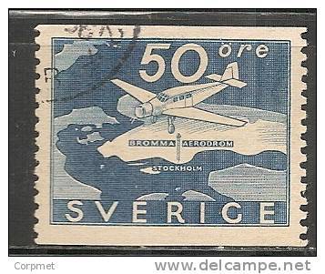 SWEDEN - 1936 - POSTE AERIENNE - Yvert # A6 - USED - Oblitérés