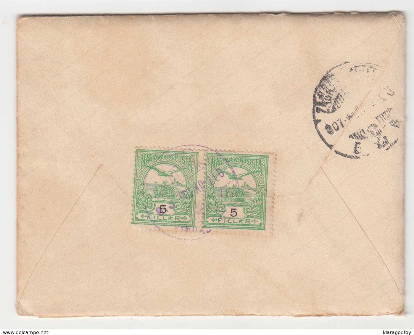 Hungary Croatia Letter Cover Travelled 1907 To Zagreb B180612 - Covers & Documents