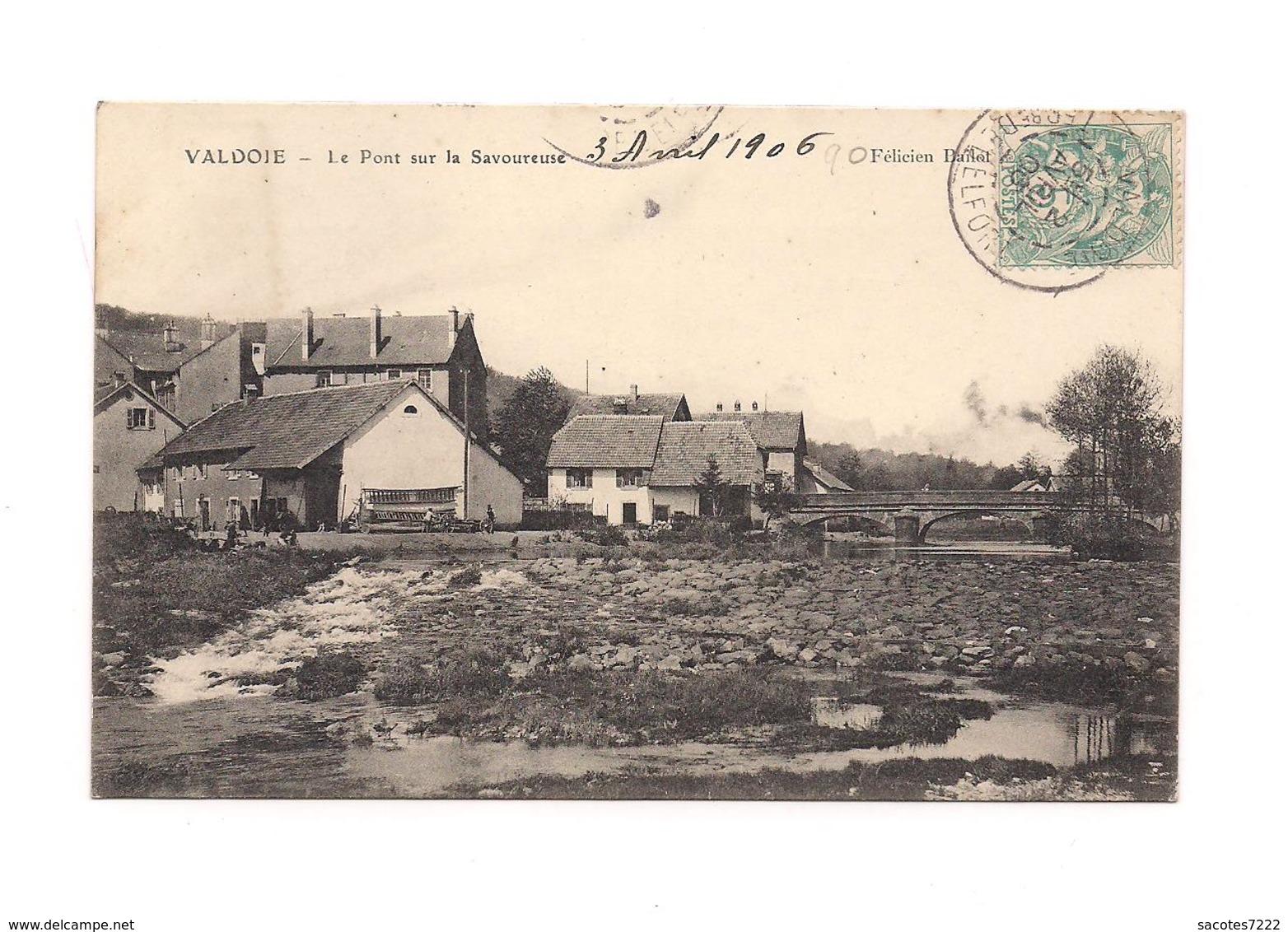 VALDOIE  Le Pont Sur La Savoureuse - - Valdoie