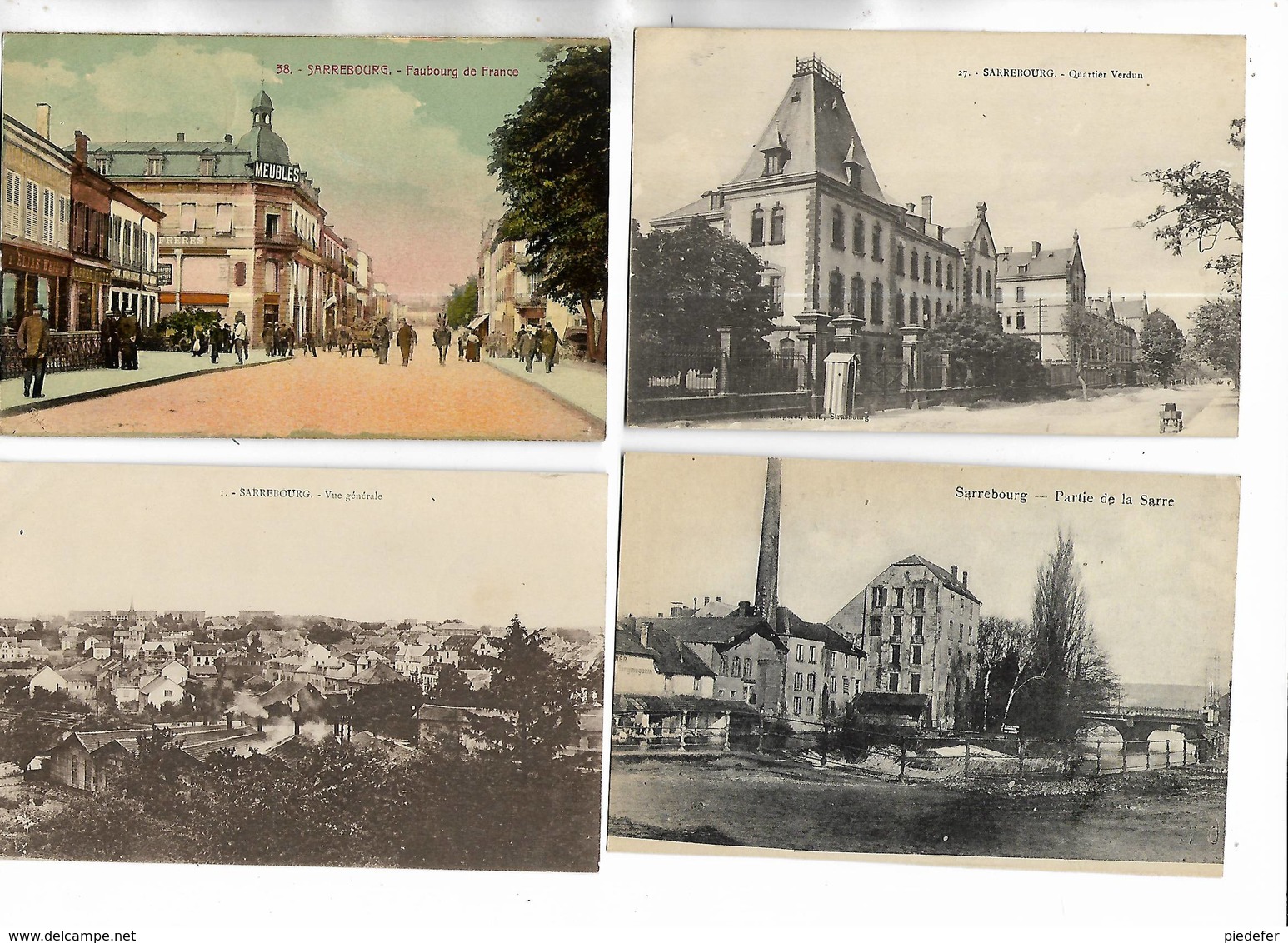 57 - Lot De 8 Cartes Postales De SARREBOURG ( Moselle ) - Toutes Scannées - 5 - 99 Cartes