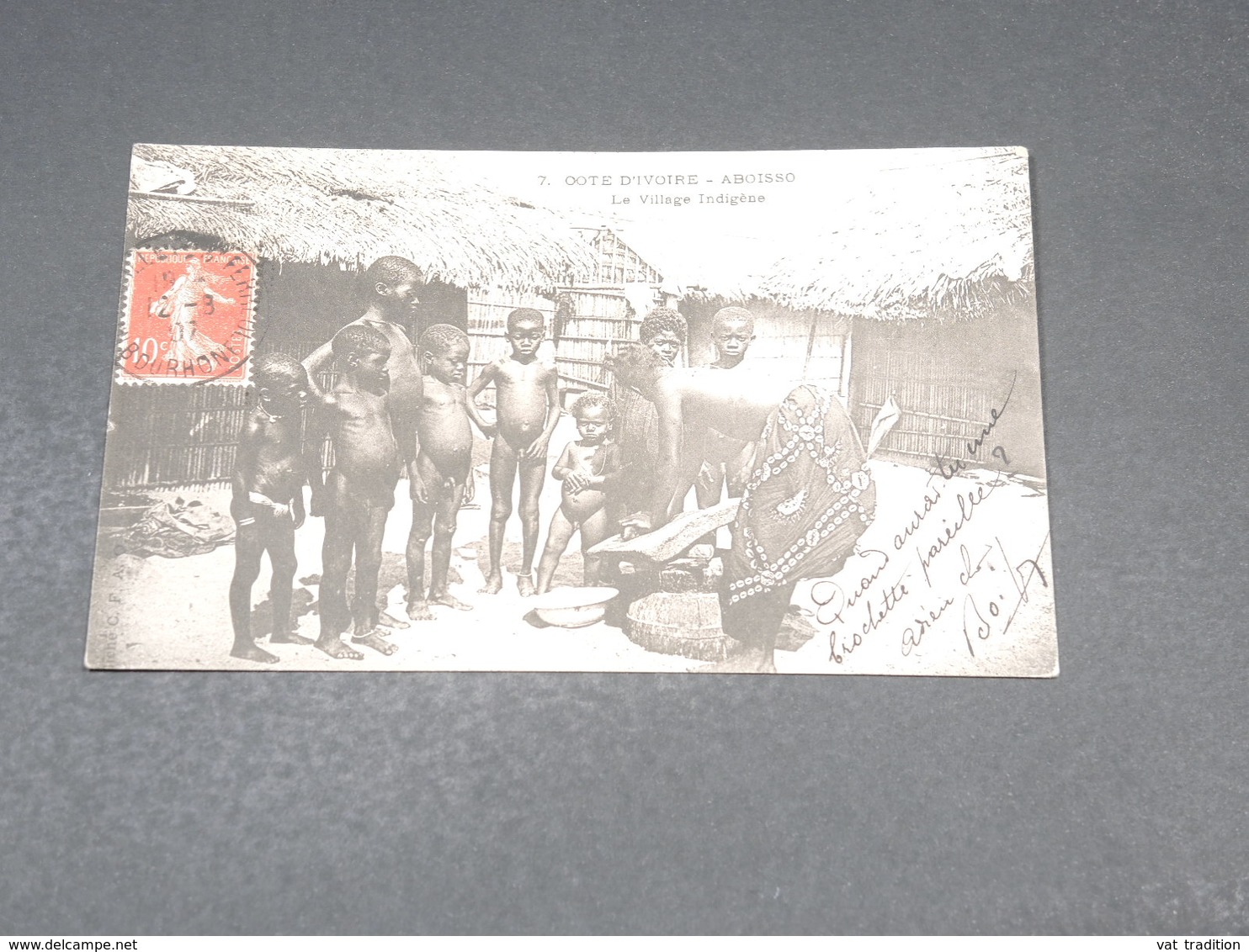 CÔTE D 'IVOIRE - Carte Postale - Aboisso - Le Village Indigène - L 19213 - Elfenbeinküste