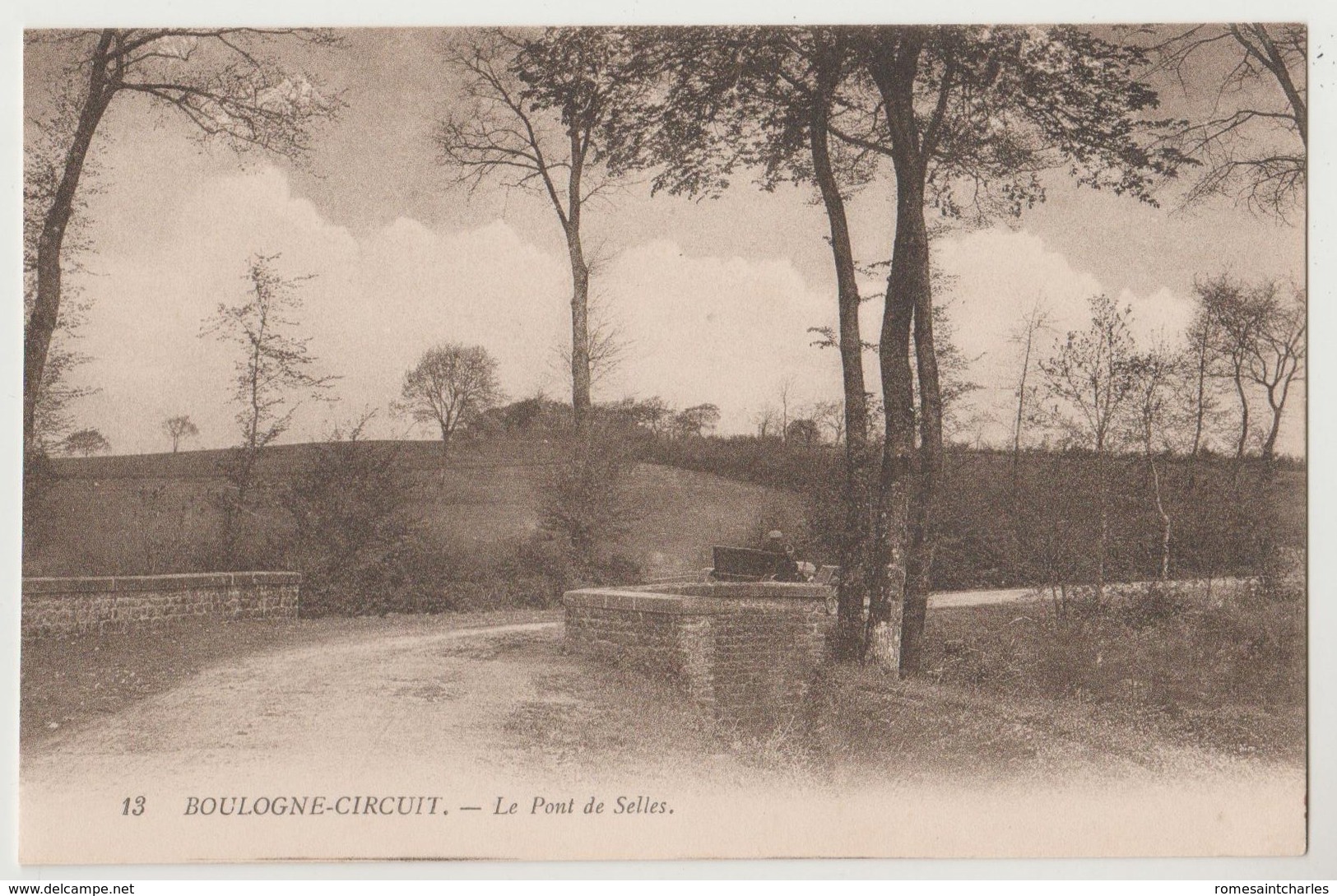 CPA 62 BOULOGNE CIRCUIT Le Pont De Selles - Boulogne Sur Mer