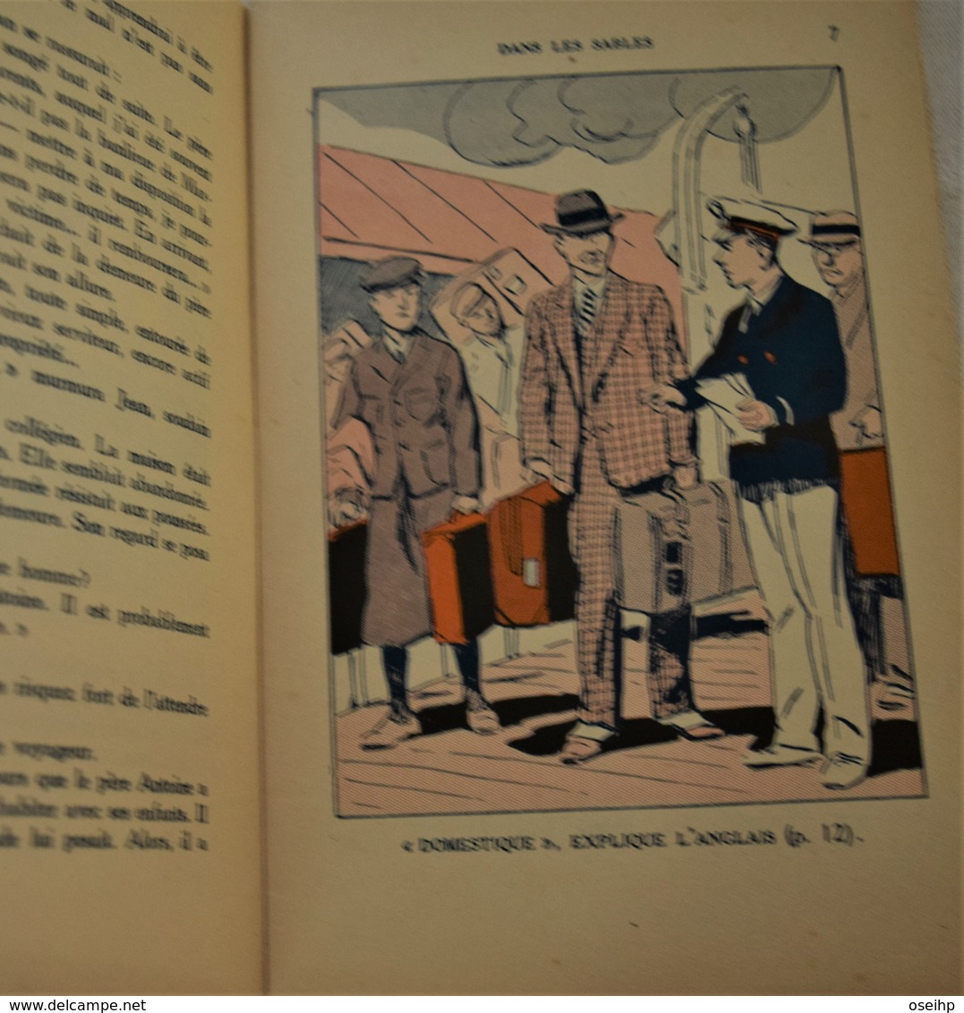 Les Livres Roses Jeunesse N° 684 DANS LES SABLES Alain-Gérard Illustrations M. Toussaint Livre Ancien Selenodonte - 1901-1940