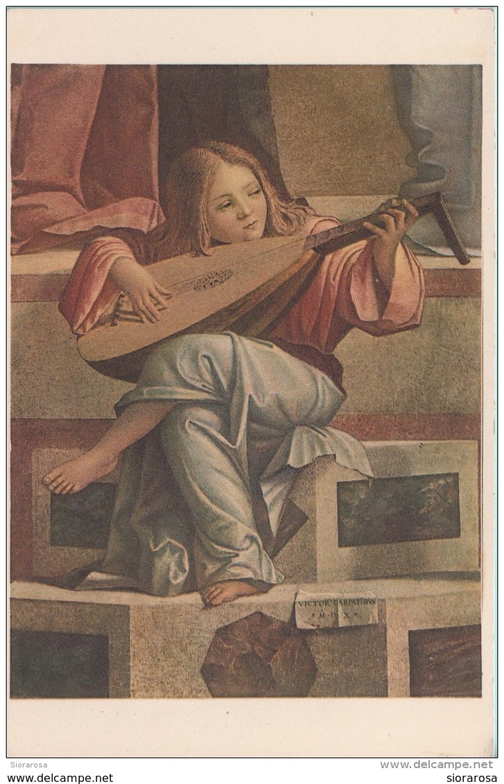 Angelo Musicante - Vittore Carpaccio - Venezia Accademia Delle Belle Arti - Angeli