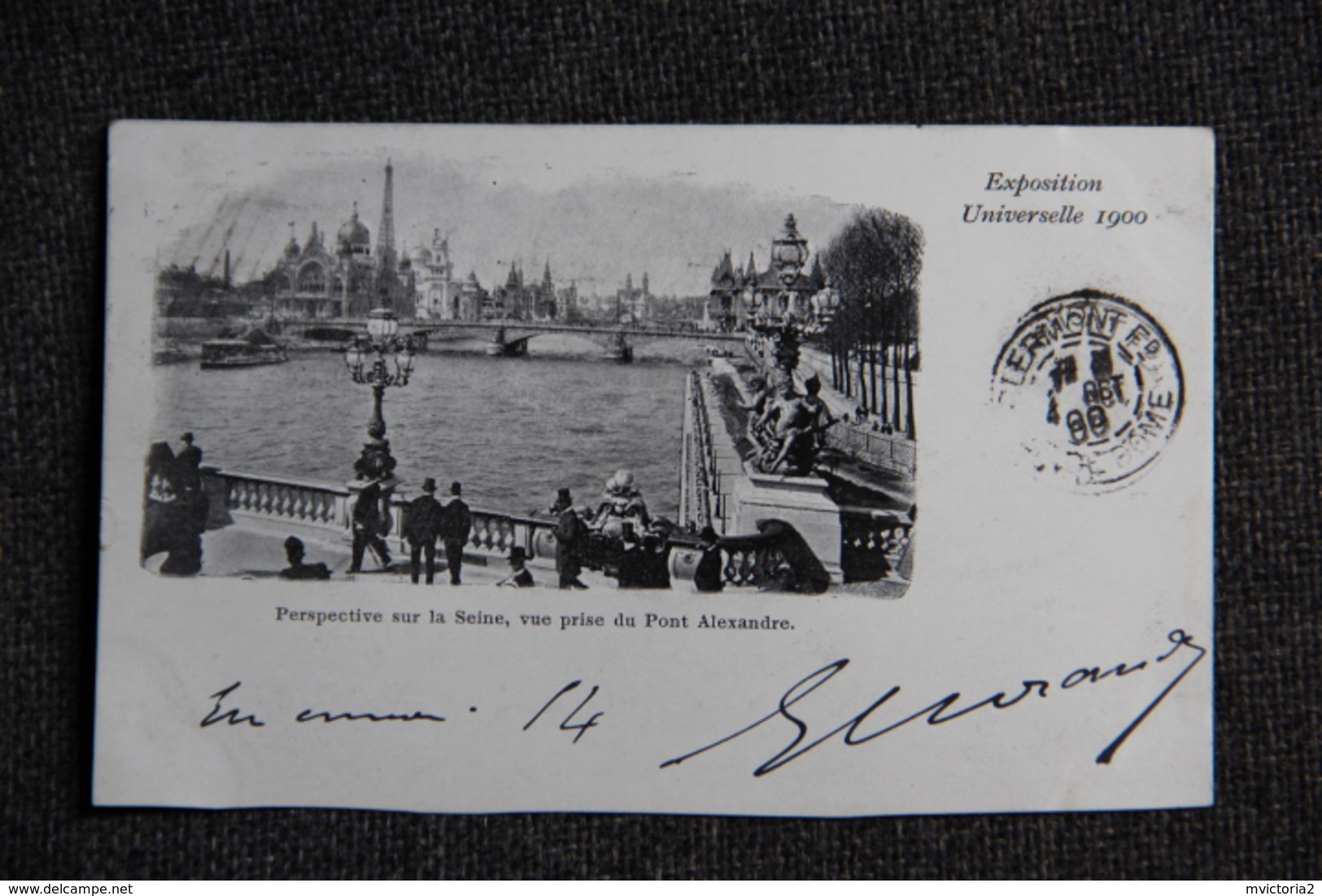 PARIS - Exposition De 1900 , Perspective Sur La SEINE, Vue Prise Du Pont Alexandre. - Ausstellungen